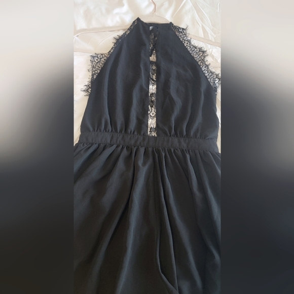 L'atiste By Amy - Black Lace Romper - Size Small - Picture 3 of 7